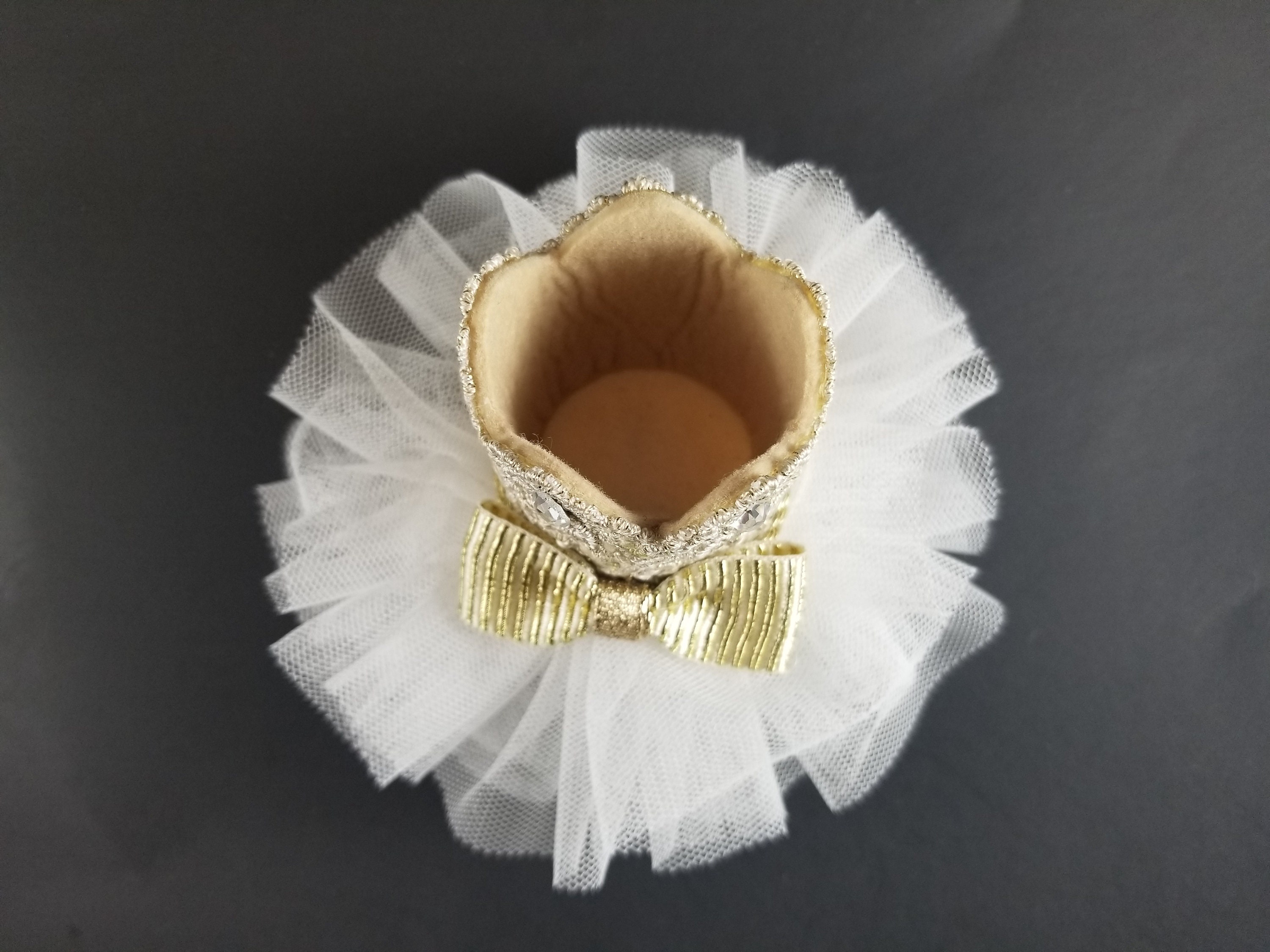 Gold Lace Crown Clip Lace Crown Clip Tulle Crown Clip Party - Etsy