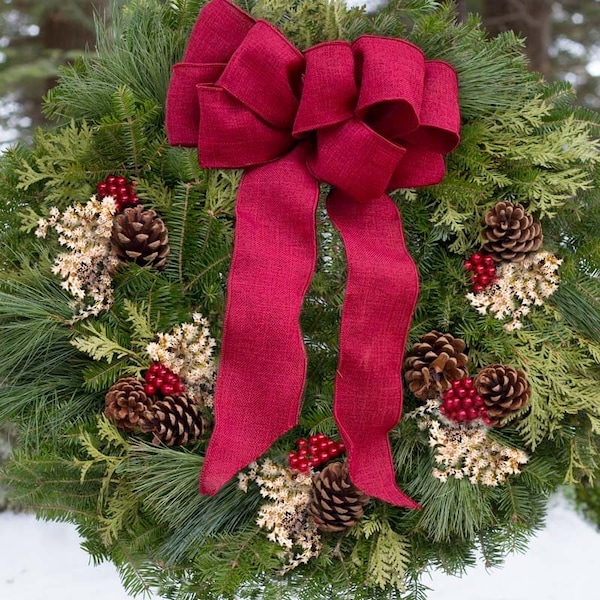 Fresh Christmas Wreaths Etsy