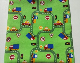 Route 66 Flannel Receiving Blanket Vintage Car Flannel Retro Car Blanket Travel Baby Swaddle Map Baby Blanket