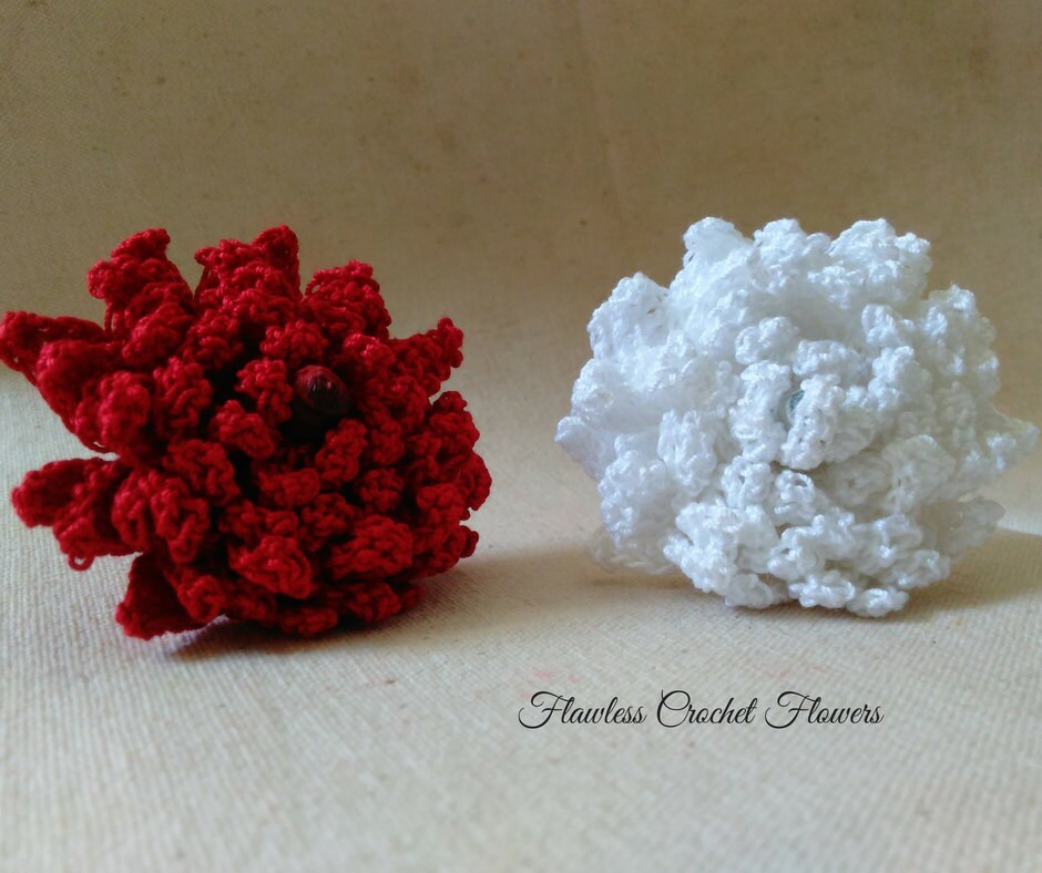 Crochet Chrysanthemums Crochet Flowers Crochet Flower Etsy