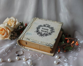 Ring bearer book box Wedding ring pillow Wedding ring box Ring bearer pillow Wooden jewelry box Rustik wedding Engagement ring box