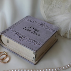 Verlobung Ringschachtel Ringträgerbuch Ringvorschlag Ringschachtel Buch Ringschachtel Ringkissen Hochzeit aus Holz Ringschachtel Ringschachtel Ringschachtel