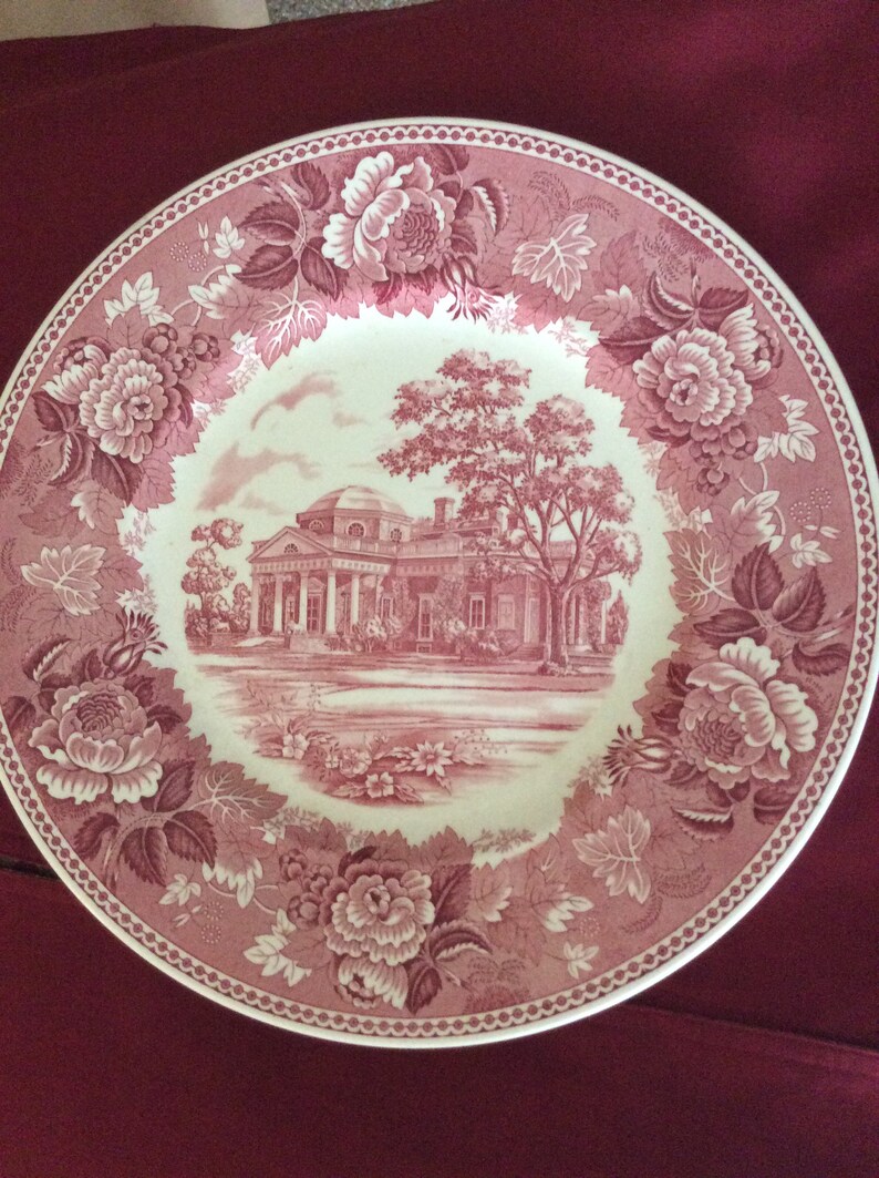 Thomas Jefferson Wedgwood plate Gift History buff gift Etsy