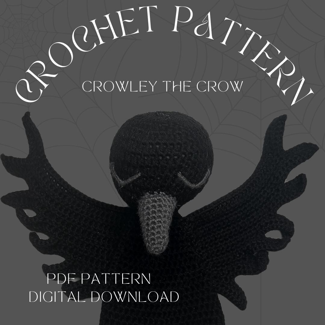 Pattern - Crowley the Crow - Etsy