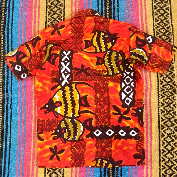 Vintage Hawaiian shirt, made in Japan!TROPICAL FI… - image 2