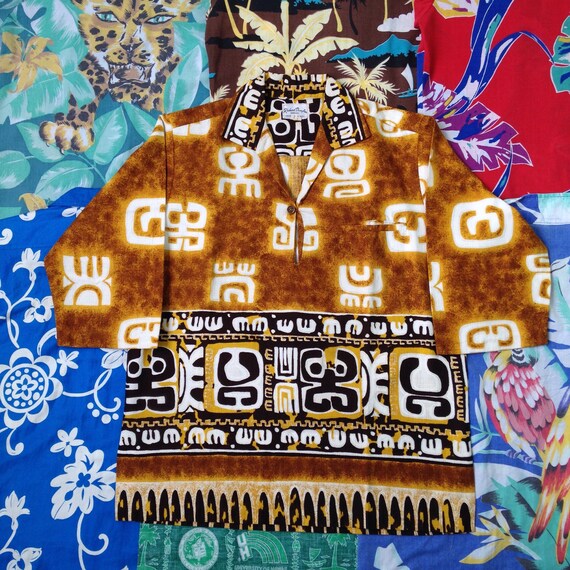 Men's vintage Hawaiian shirt "Richard Dagrous", 19