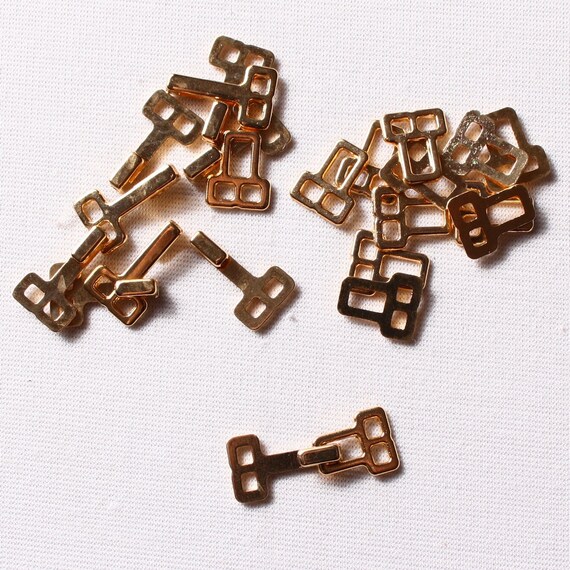 10 decorative fasteners 25x10mm metal gold belt buckle Etsy