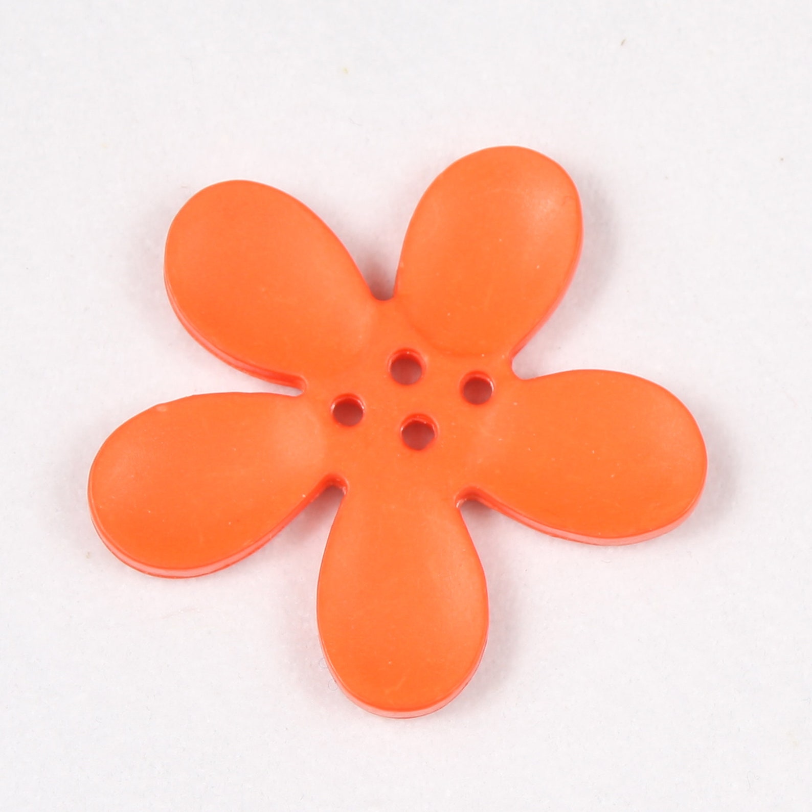 6 Flowershaped Buttons 40mm Nylon 4 Holes 9 Colors Etsy