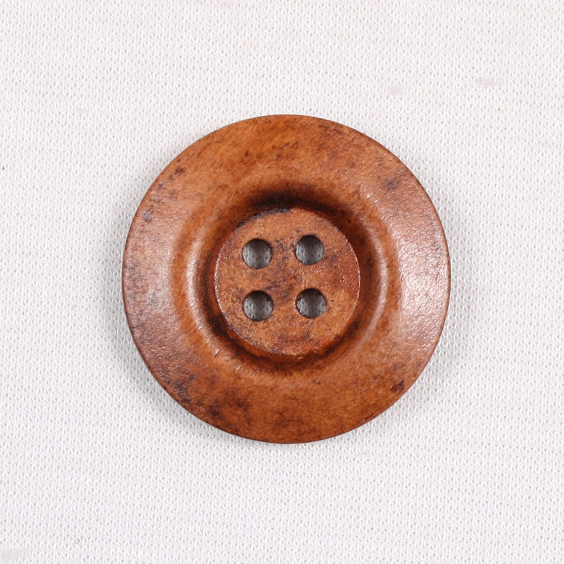 6 Brown Wooden Buttons 15mm 20mm or 25mm 4 Holes 323274st Etsy