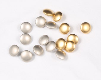 6 buttons, 18mm or 22mm, abs, gold or silver, stem (8146-ST)