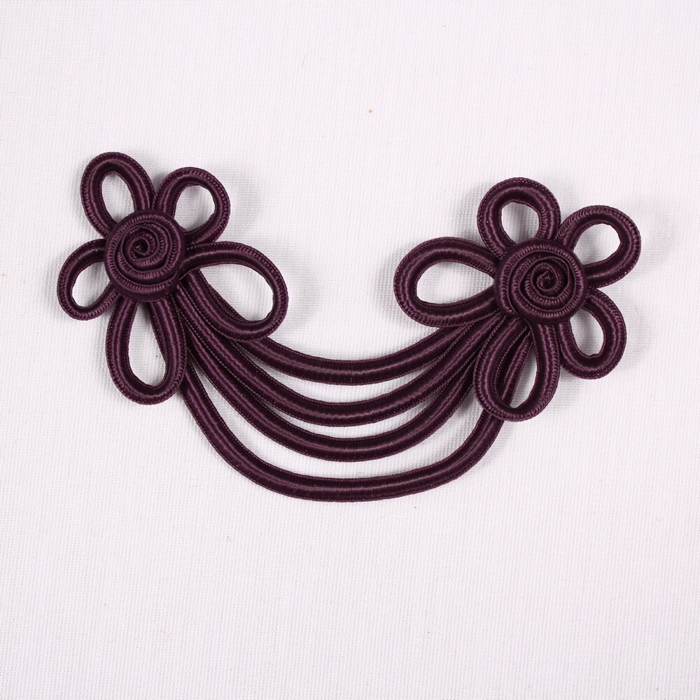 2 decorative fasteners 130x65mm radiates mauve 9544 Etsy