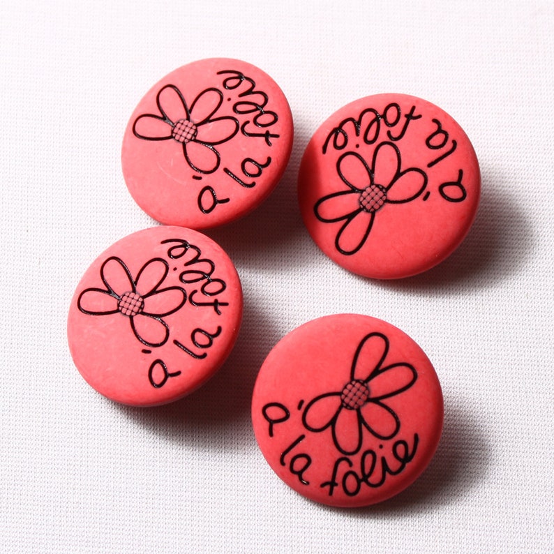 nylon red 31mm green 6791 madness Buttons Rod