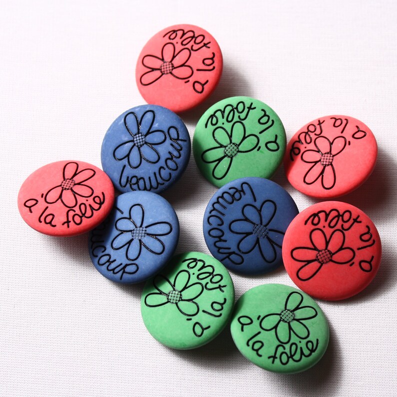 nylon red 31mm green 6791 madness Buttons Rod