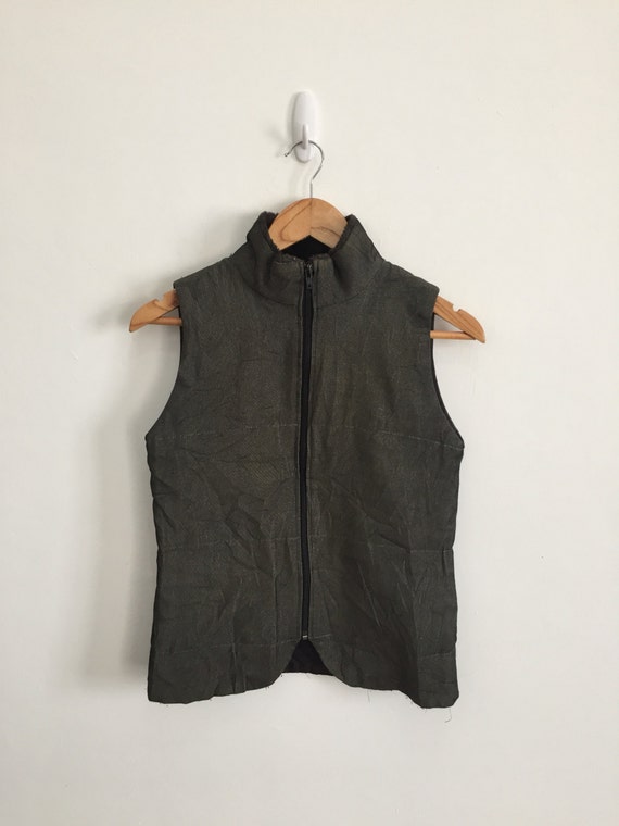 Items similar to GOMME Zipper Sleeveless Top Vest Yohji Yamamoto armpit ...