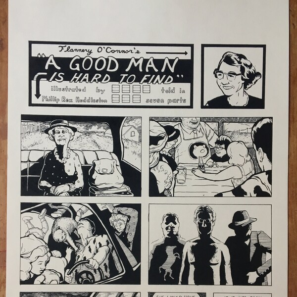 Literary Print: Flannery O'Connor's "A Good Man Is Hard To Find"