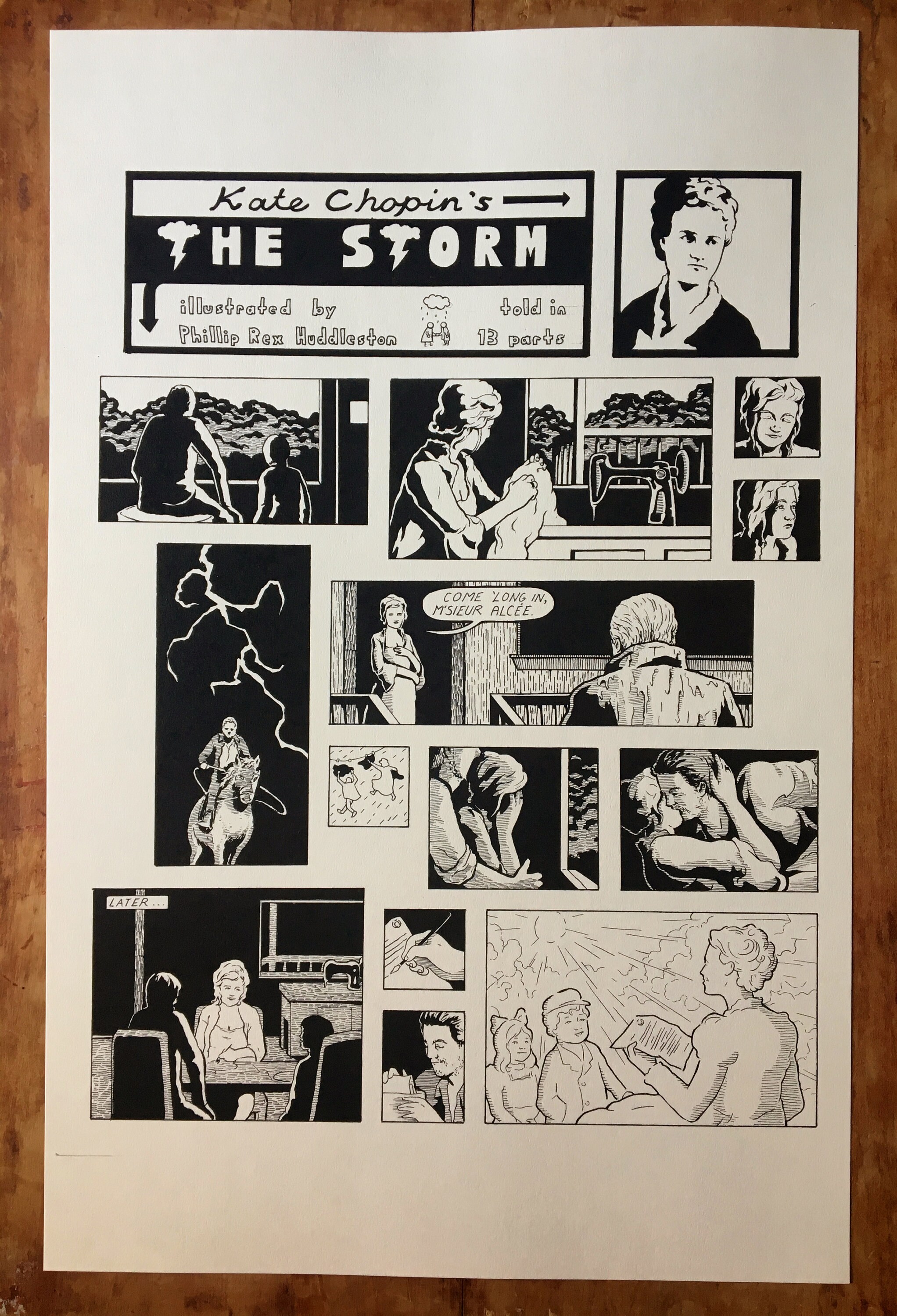 Literary Print Kate Chopin's the Storm Etsy