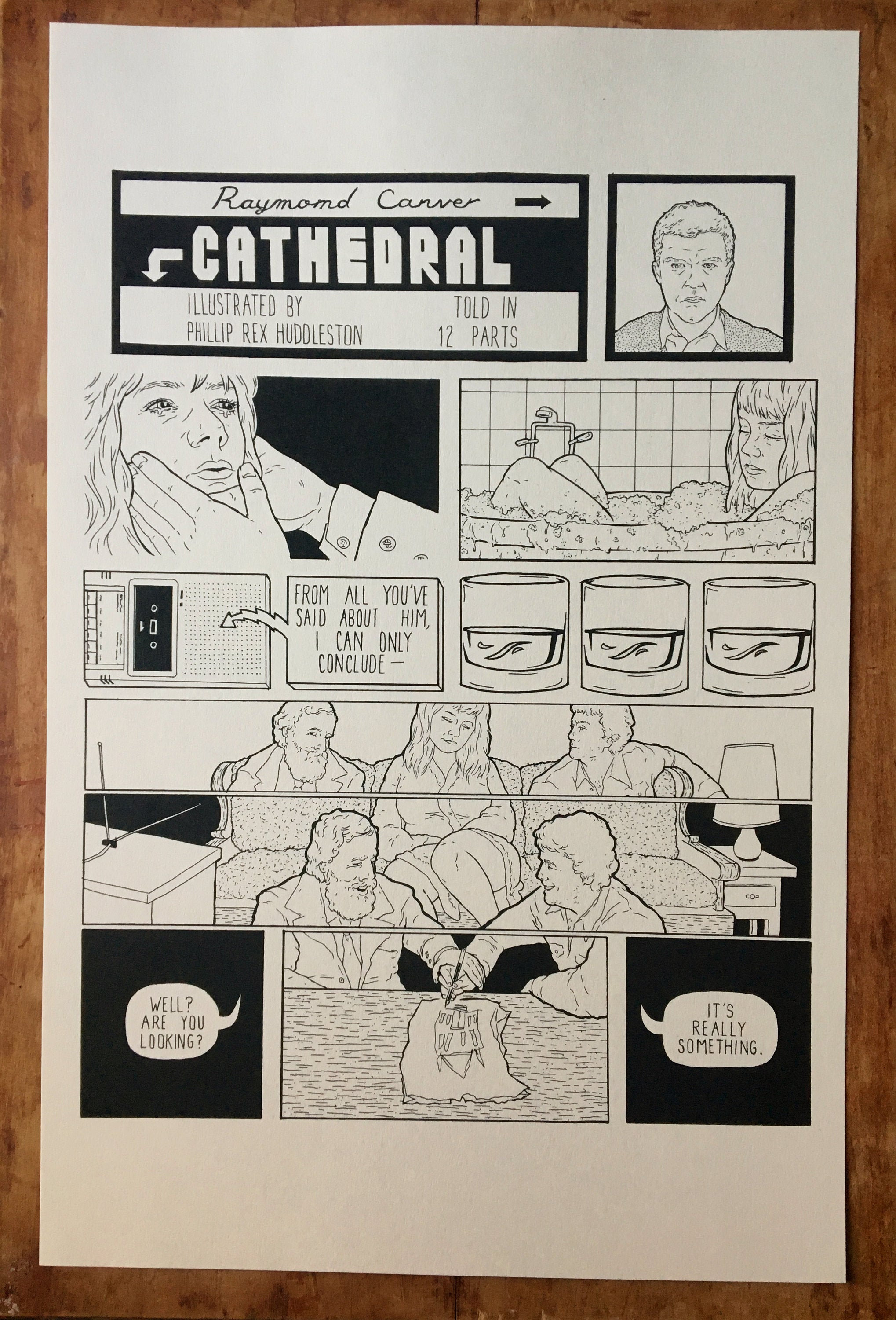 Literary Print: Raymond Carver's cathedral - Etsy
