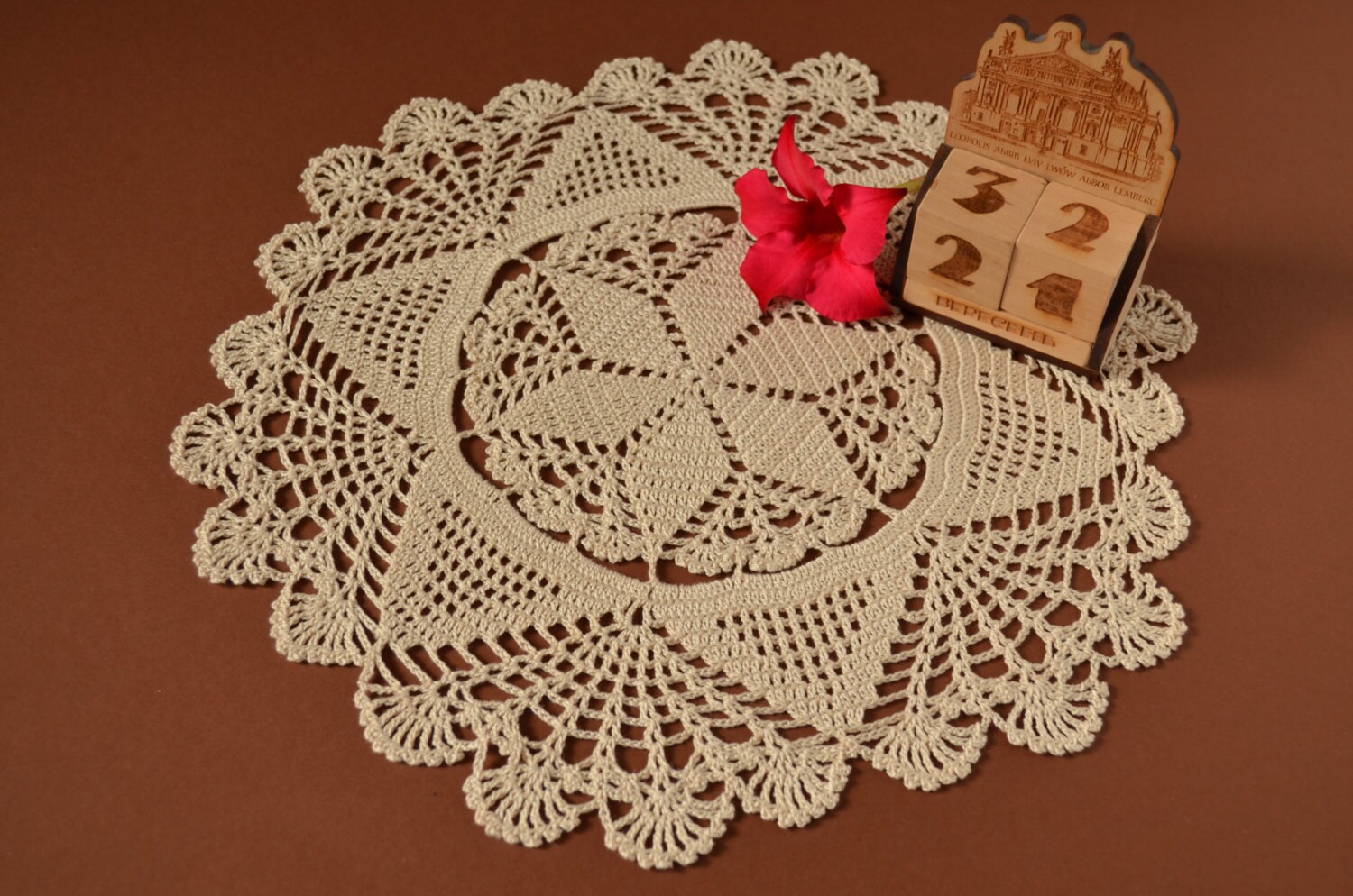 Crochet Doily Etsy