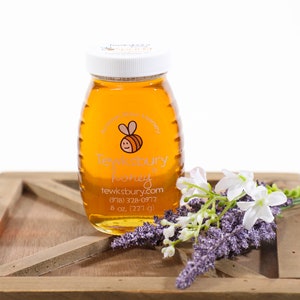 Artisan Raw Honey 8 oz. Jar Pure All Natural Honey From our Hives to your Home