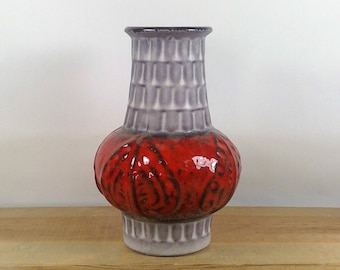 Vintage Mid Century West Germany Bay Keramik 990-17 Pottery Art Vase