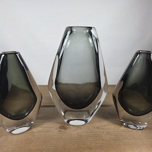 Nils Landberg Orrefors Vase - Etsy