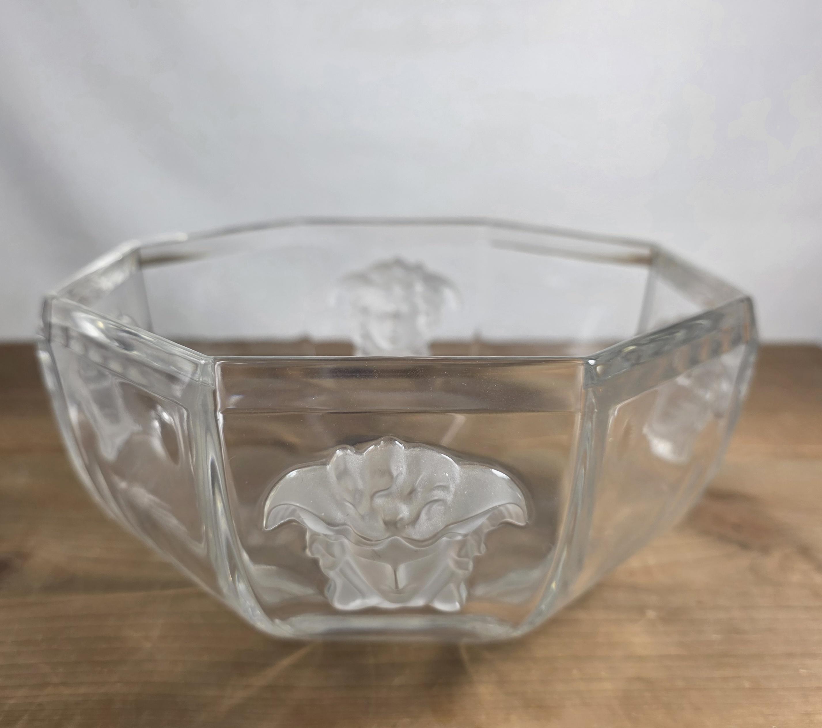 Versace Crystal Bowl Medusa - Etsy