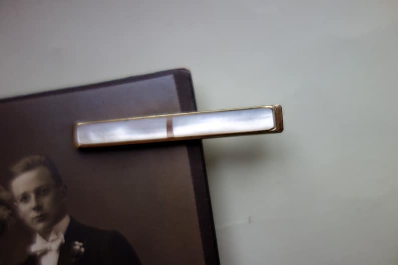 tie clip gift for vintage lovers vintage tie jewelry AMERIK-stamped tie needle jewelry for the men