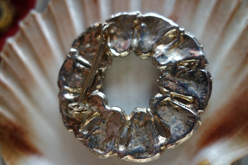 Costume Jewellery beautiful old silver Brosche-vintage Jewellery-something TO the wedding Retro-costume jewellery ALTES Trachtenbrooch