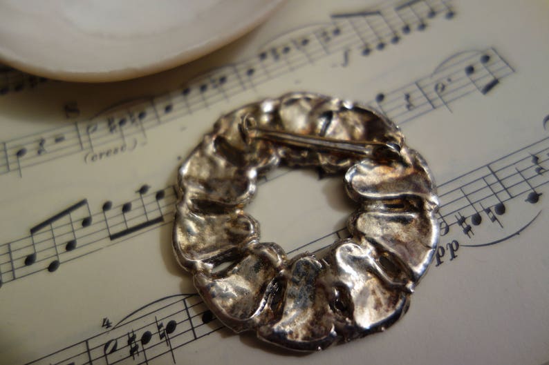 Costume Jewellery beautiful old silver Brosche-vintage Jewellery-something TO the wedding Retro-costume jewellery ALTES Trachtenbrooch