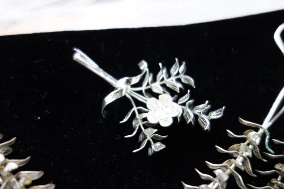 Tiara-BRIDAL JEWELRY-Silver wedding jewelry-Tiara… - image 5