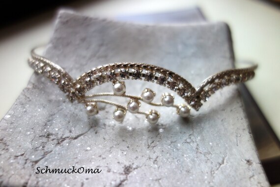 Diadem Wedding Jewelry - Vintage Diadem - 80s-Brid