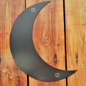 12&quot; Moon Custom Metal Cutout Yard Art Nature Wild West Cowboy Theme