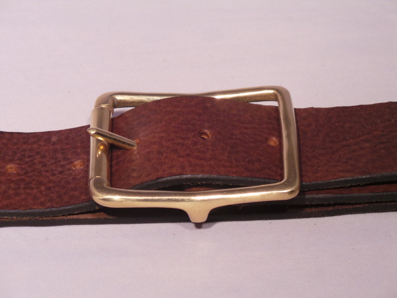 For Sale 2 Inch Leather Jean Belt Handmade From Italian Full - Etsy ...