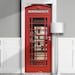 Phone Box Door Mural - London Telephone Booth Decal. Peel and Stick ...