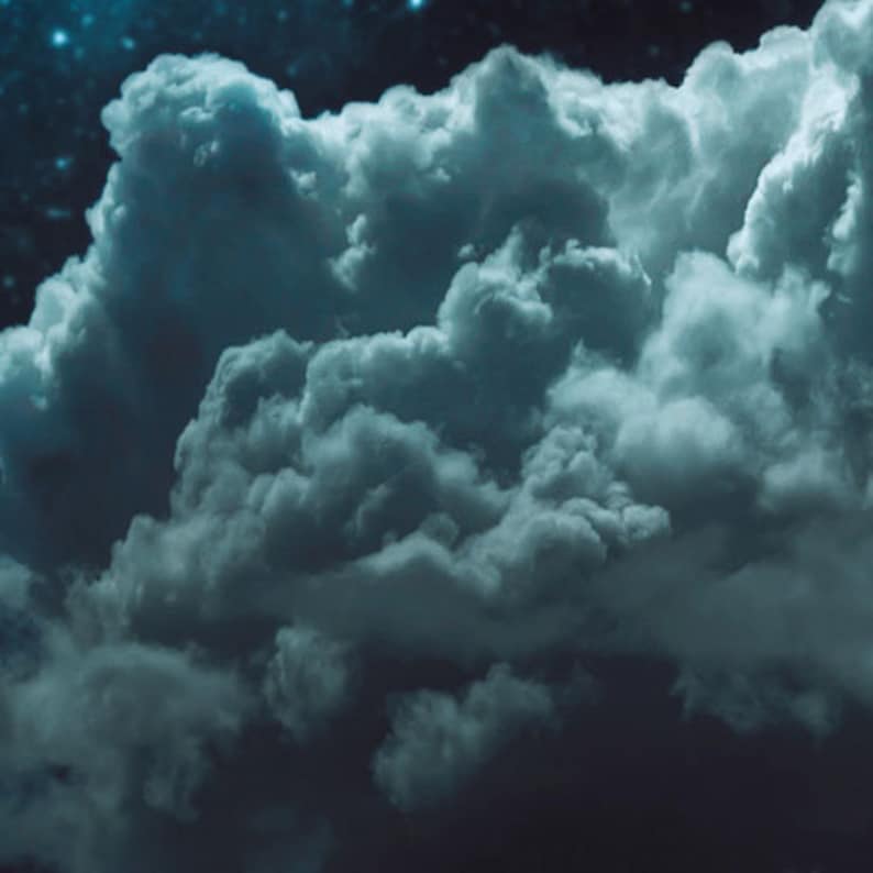 Starry night sky Vinyl self adhesive wallpaper decal. Etsy