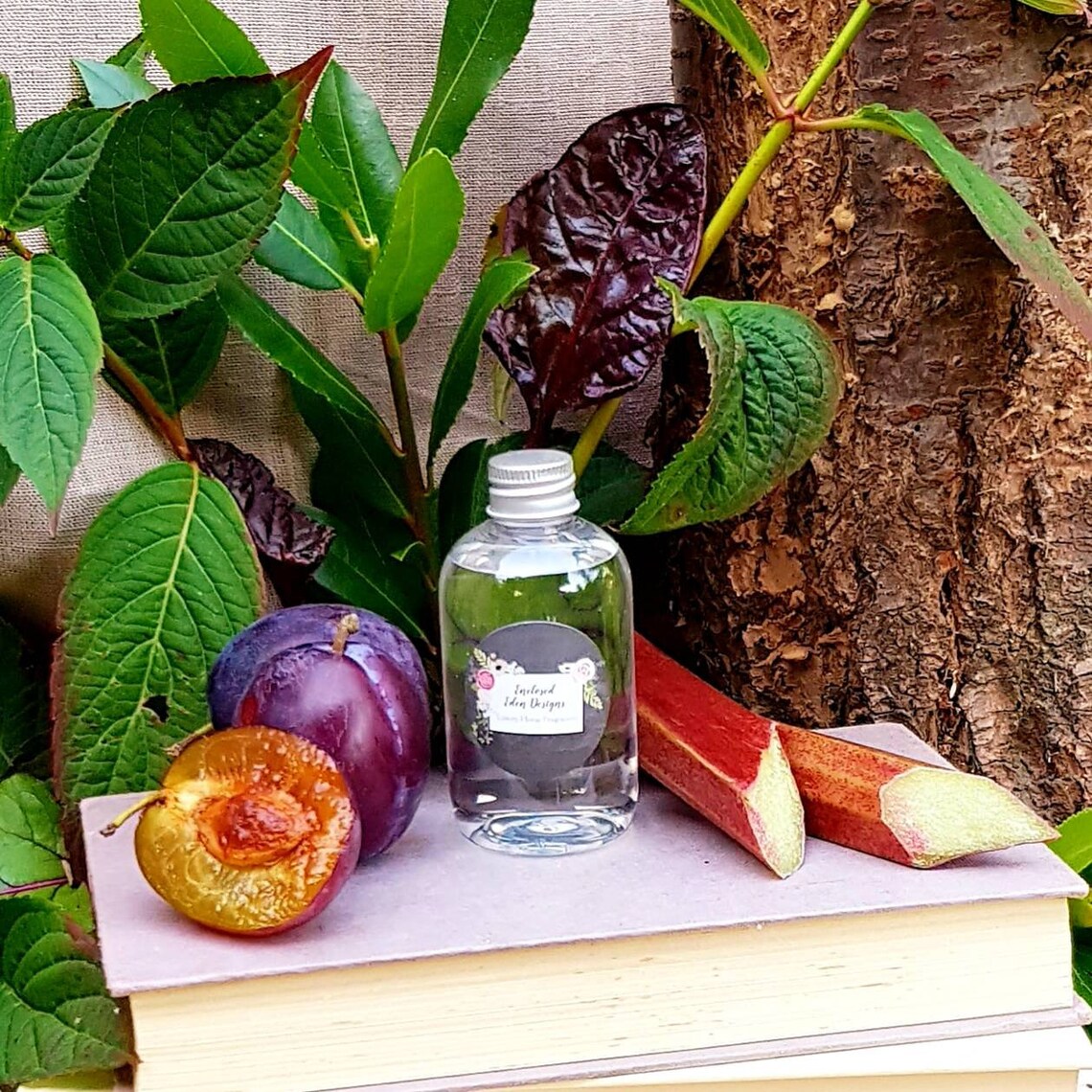 Black Plum & Rhubarb Luxury Reed Diffuser Refill Etsy
