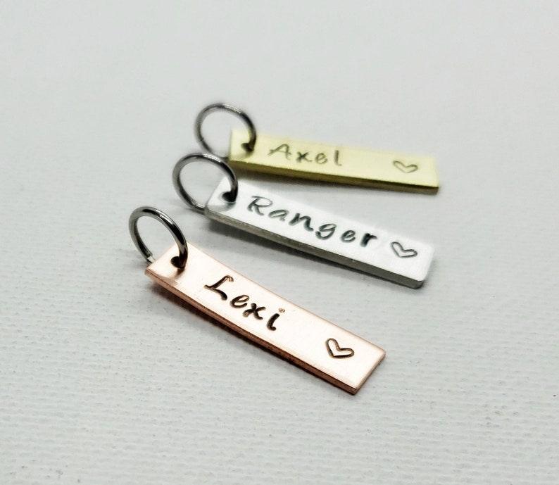 ADD ON name tag to any purchased item in this shop image 2