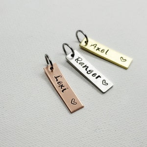 ADD ON name tag to any purchased item in this shop image 5