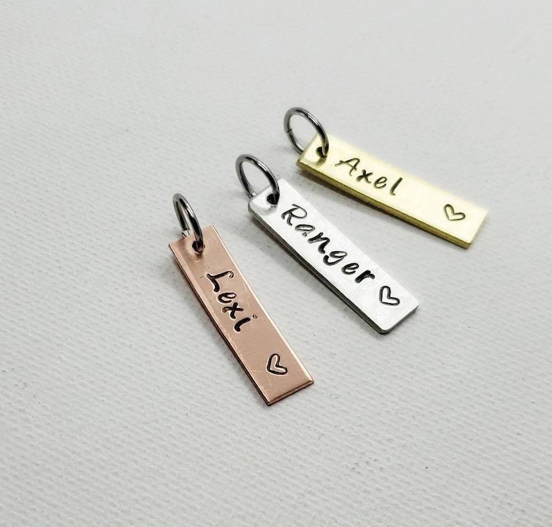 ADD ON name tag to any purchased item in this shop image 5