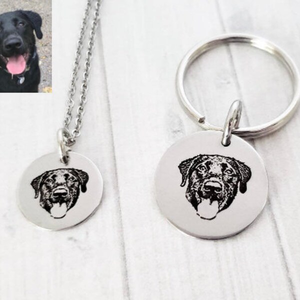Pet Photo Necklace Etsy Canada
