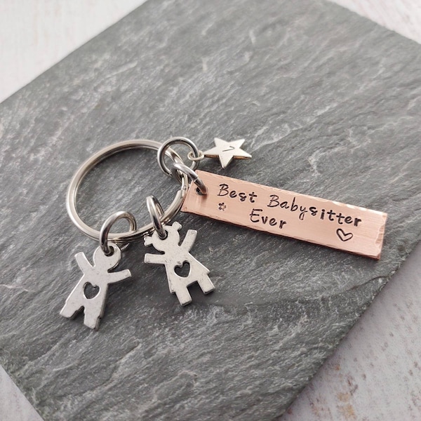 Nanny Gift, Nanny Gifts. Gifts For Babysitter. Preschool Teacher, Thank You Gift. Appreciation Gift. Keychain for Babysitter.