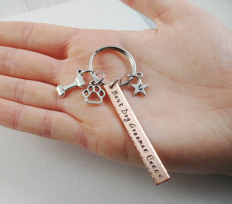 Dog Groomer Dog Grooming. Dog Keychain Dog Lover Keychain Etsy