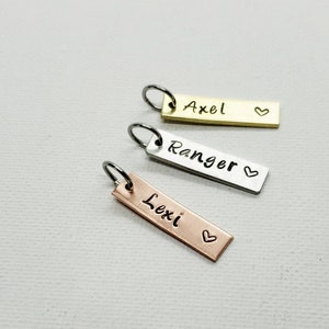 ADD ON name tag to any purchased item in this shop image 6