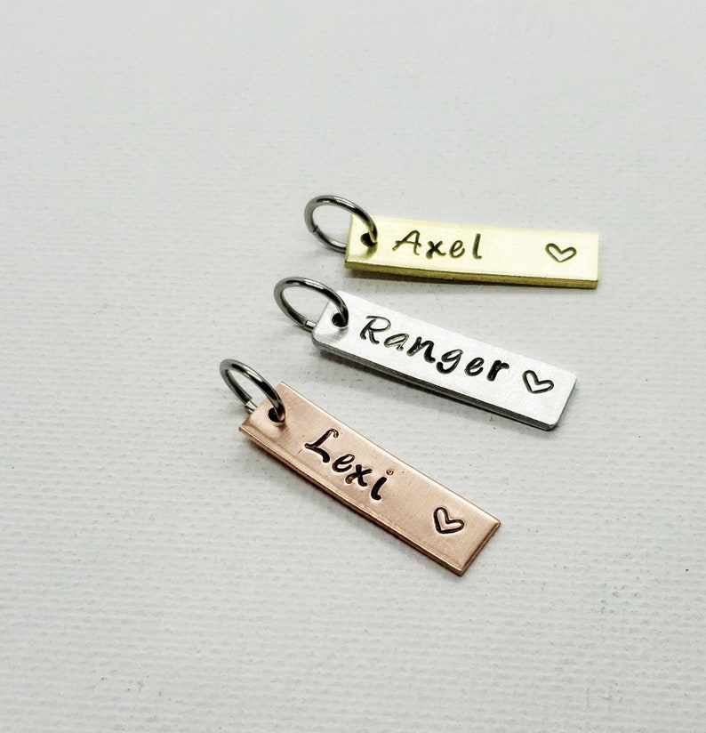 ADD ON name tag to any purchased item in this shop image 6