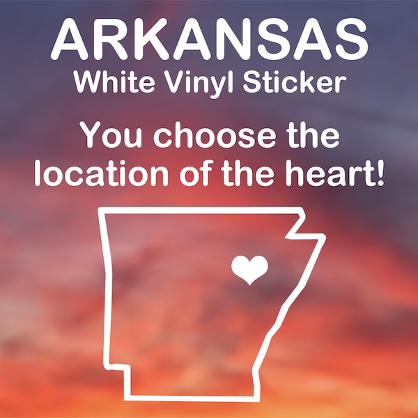 Arkansas Decal Etsy