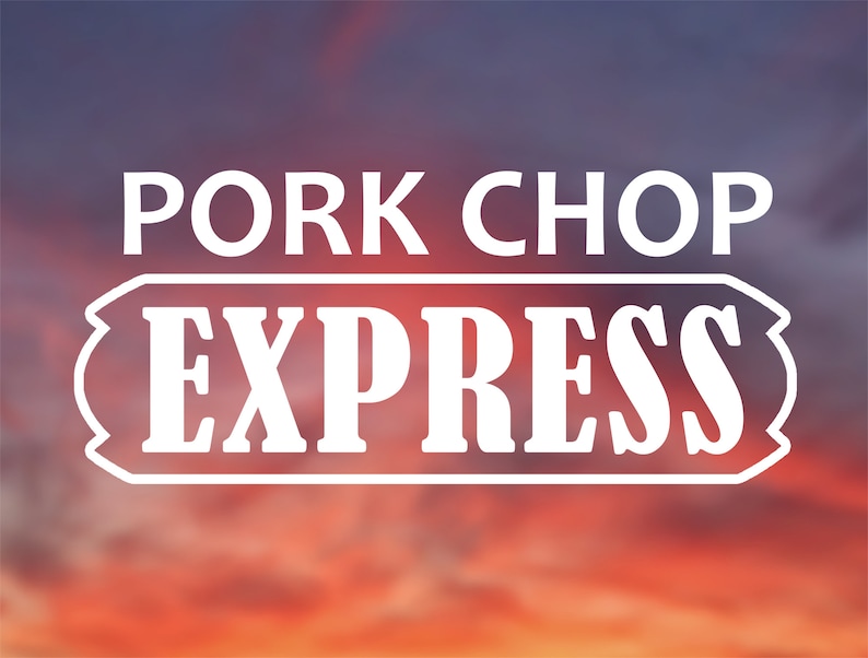 Pork Chop Express Vinyl Sticker Decal for Car Window Water Etsy