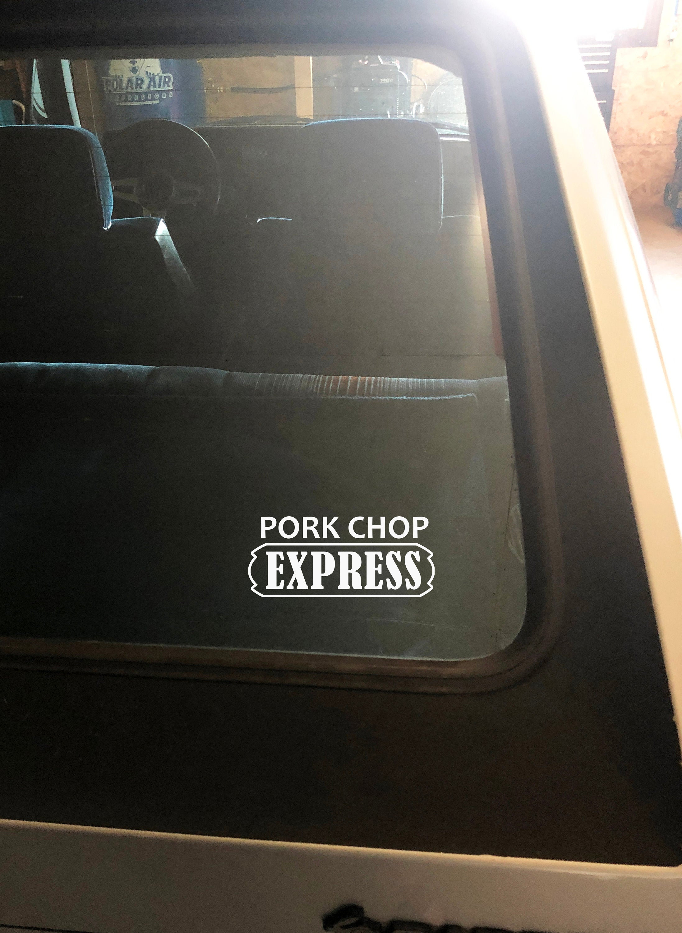 Pork Chop Express Vinyl Sticker Decal for Car Window Water Etsy