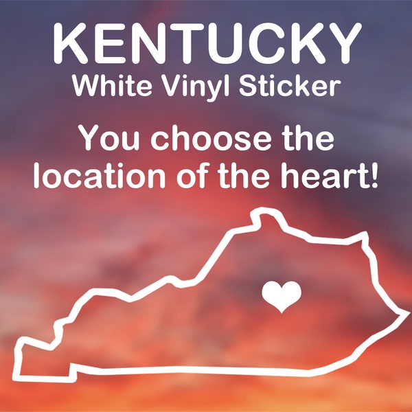 Kentucky Car Decal Etsy