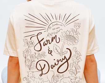 Cow T-Shirt, Farm & Dairy Design, Catholic Graphic Tee, St. Isadore T-Shirt