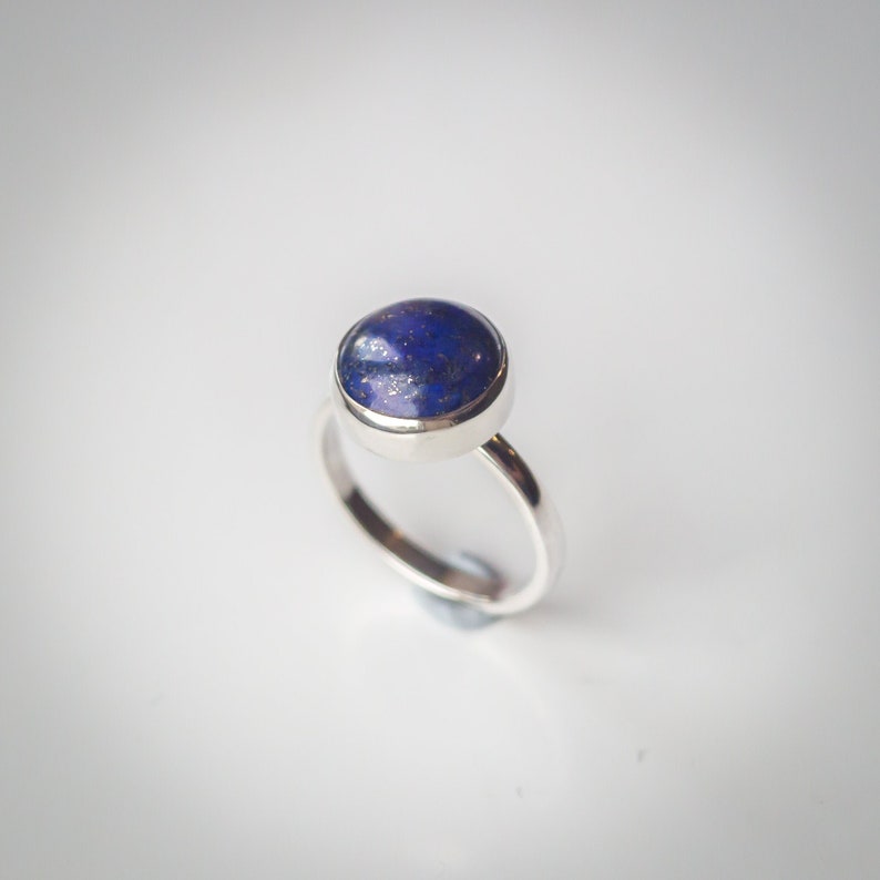 Gemstone Ring R1517 Handmade Ring Sterling Silver Ring Lapis Lazuli Ring